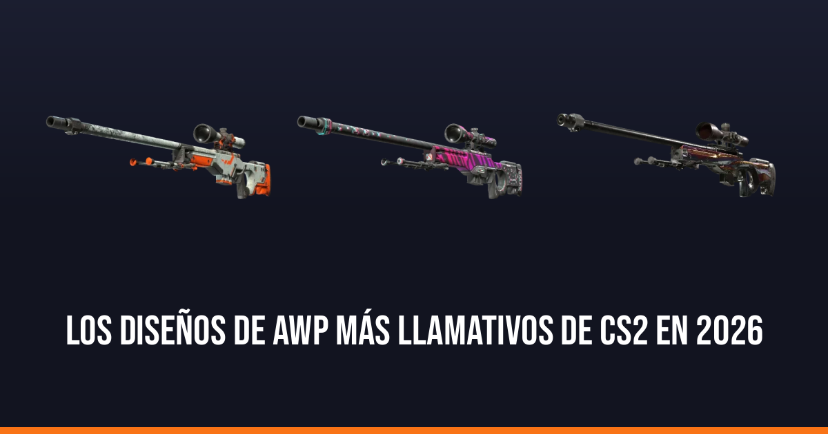 Los diseños de AWP más llamativos de CS2 en 2026