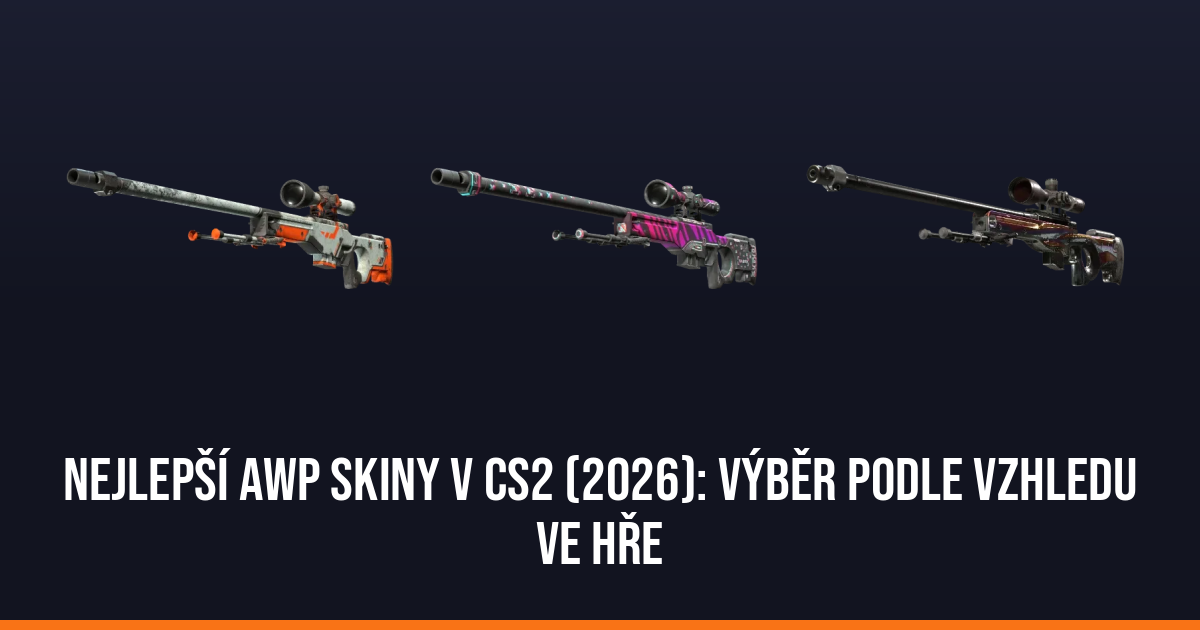 Nejlepší AWP skiny v CS2 (2026): výběr podle vzhledu ve hře