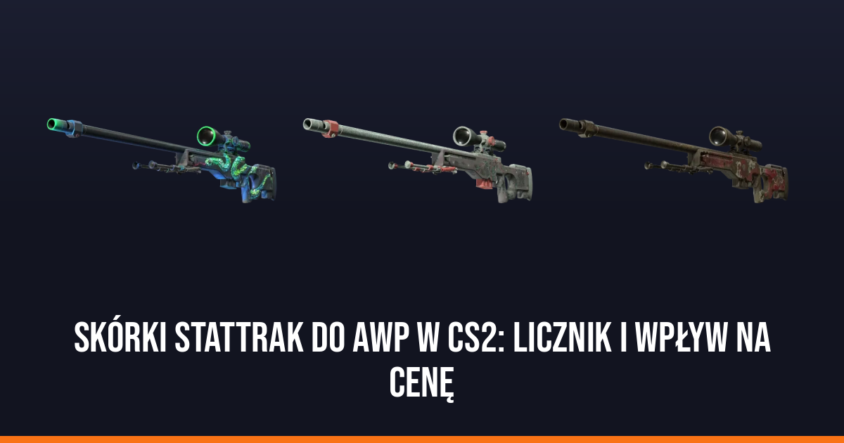 Skórki StatTrak do AWP w CS2: licznik i wpływ na cenę